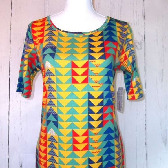 NWT Colorful LulaRoe Julia Medium - Picture 3 of 8